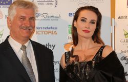 Ryszard Marcińczak, prezes Warszawskiej Izby Gospodarczej i Marta Nanowska, fashion designer