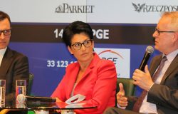 Od lewej: Marek Metrycki - prezes firmy audytorskiej Deloitte Polska, Beata Stelmach - prezes General Electric Poland and Baltics, prof. Grzegorz Jędrzejczak - Uniwersytet Warszawski.