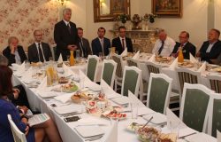 Spotkanie w formule "business breakfast" w Warszawskiej Izbie Gospodarczej, 5 września 2016 r.