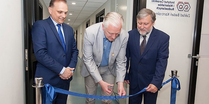 Otwarcie laboratorium w Instytucie Ceramiki i Materiałów Budowlanych