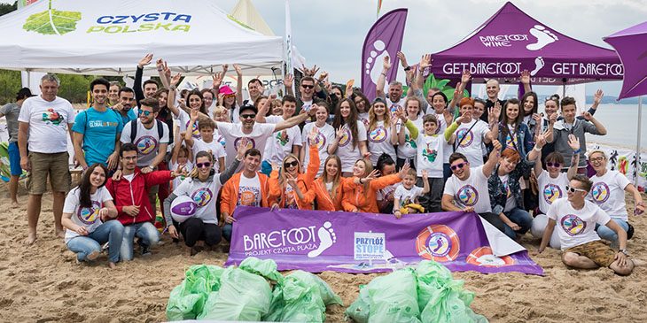 Ruszył Barefoot Projekt Czysta Plaża 2017