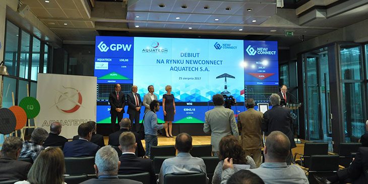 AQUATECH na Giełdzie Papierów Wartościowych