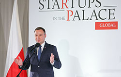 Finał „Startupów w Pałacu” z udziałem Andrzeja Dudy, foto: Krzysztof Sitkowski / KPRP