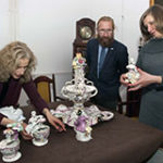 Muzeum Żup Krakowskich: Imponujący serwis porcelanowy, foto: Artur Grzybowski