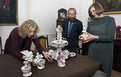 Muzeum Żup Krakowskich: Imponujący serwis porcelanowy, foto: Artur Grzybowski