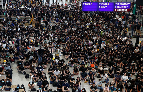 Protesty w Hongkongu