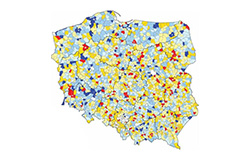 Mapa zadłużenia gmin