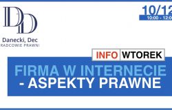 Firma w Internecie - aspekty prawne