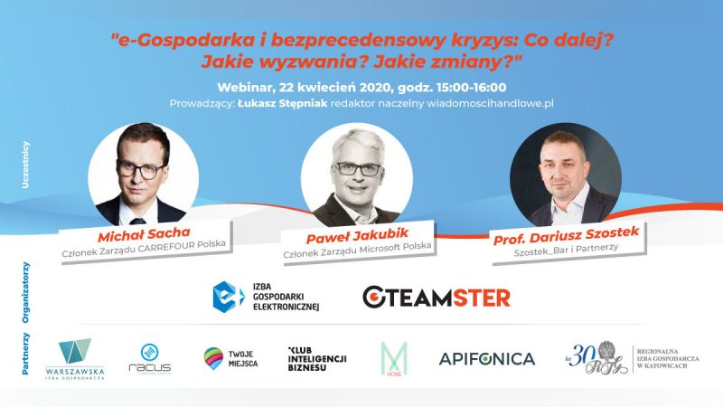 e-Gospodarka i bezprecedensowy kryzys. Co dalej? Jakie wyzwania? Jakie zmiany? - debata gospodarcza online