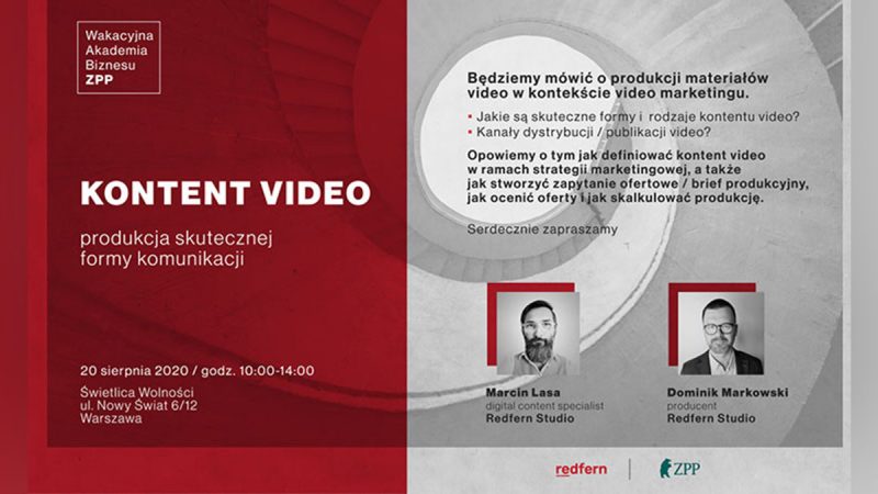 ZPP zaprasza na warsztaty: Kontent video – produkcja skutecznej komunikacji