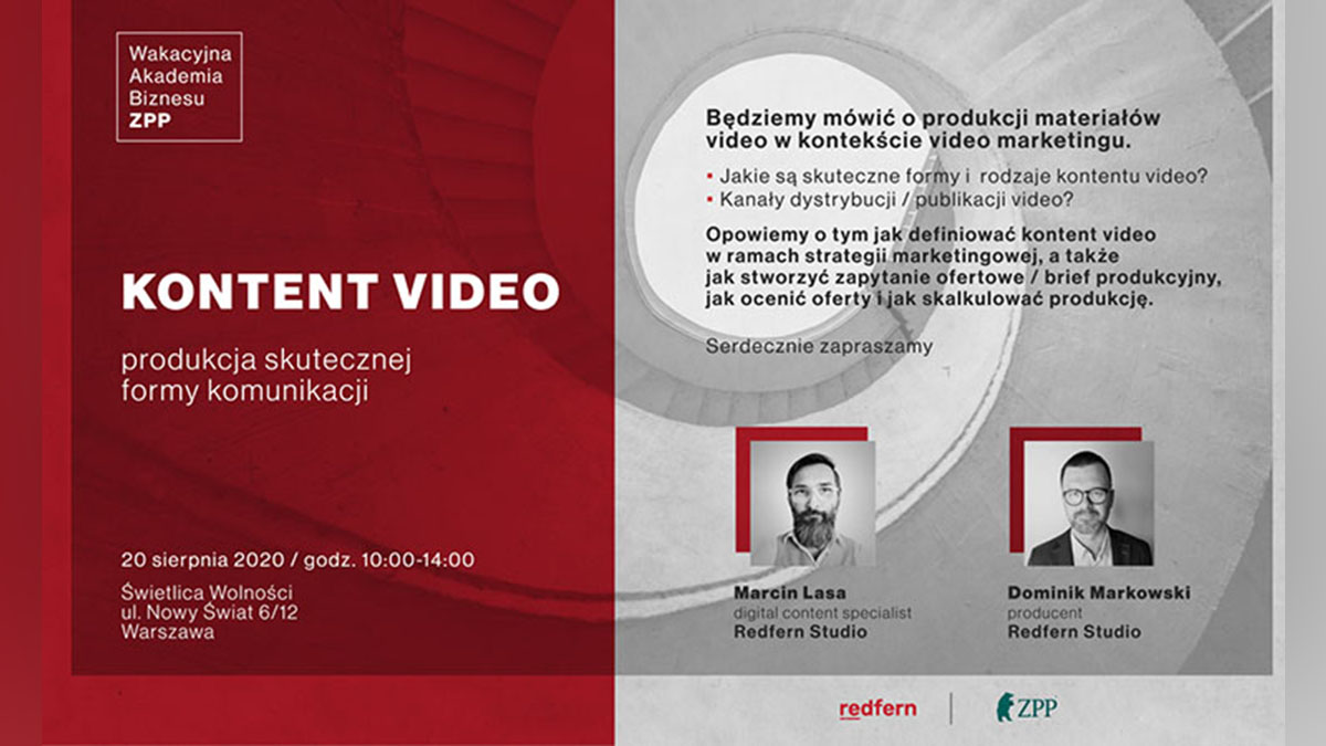 ZPP zaprasza na warsztaty: Kontent video – produkcja skutecznej komunikacji