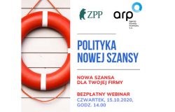Narzędzia Polityki Nowej Szansy – zaproszenie na webinar