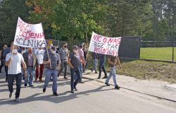 Protest dostawców SM Mlekpol