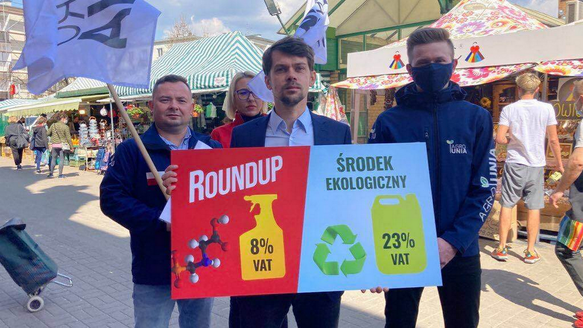 Konferencja prasowa Michał Kołodziejczaka z AGROunii