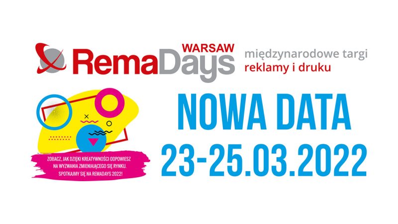 Zmiana terminu targów RemaDays Warsaw