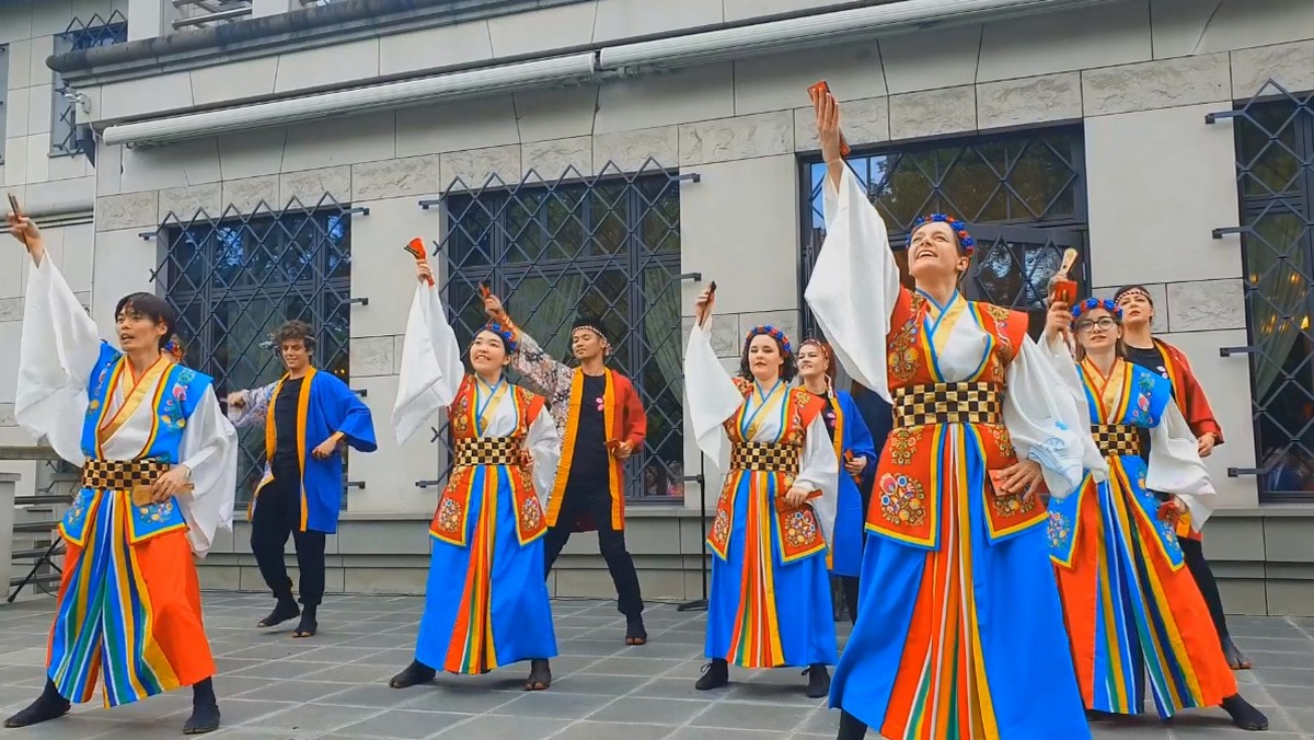 Występ w Ambasadzie Japonii w Warszawie. 