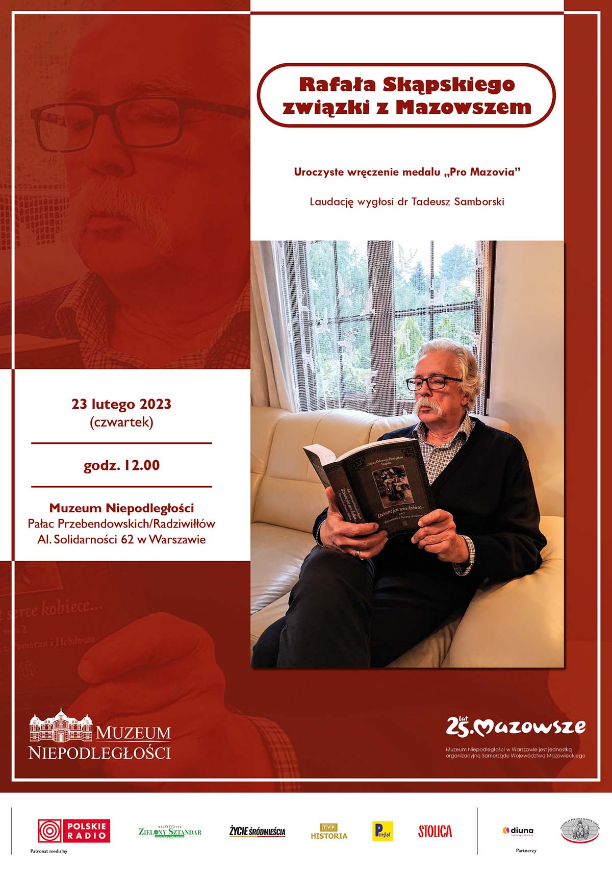 Spotkanie z Rafałem Skąpskim w Muzeum Niepodległości